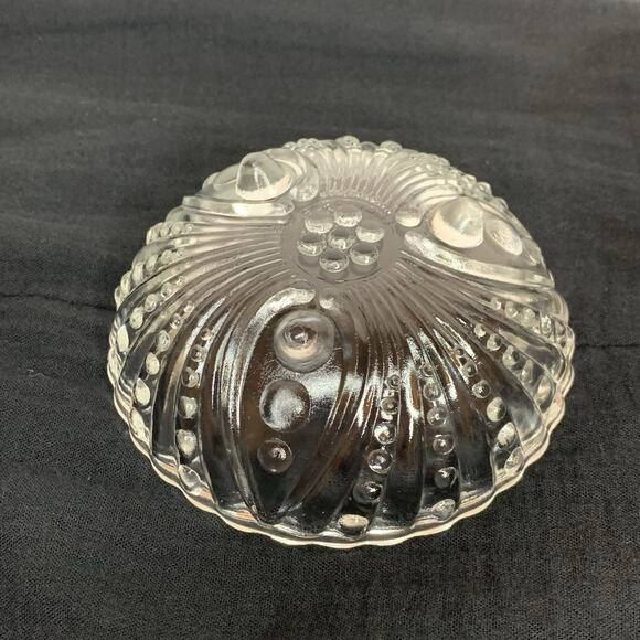 2 Anchor Hocking Depression Glass Berry Bowls Footed Burple Bubble Pattern 4.5” - Picture 4 of 9